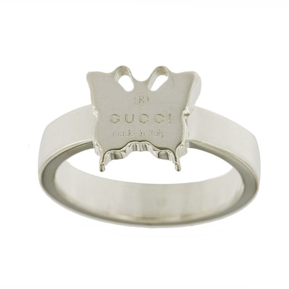 Oiritaly Ring Woman Gucci YBC2238680010 Trademark Silver
